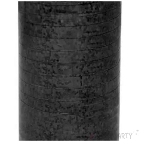 wstazka do balonow holograficzna czarna godan 5 mm 92 m