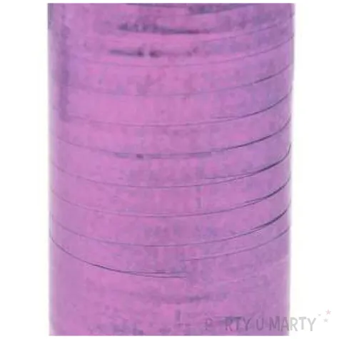 wstazka do balonow holograficzna lawendowa godan 5 mm 92 m