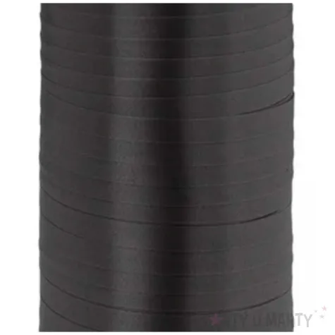 wstazka do balonow lustrzana czarny partypal 5mm 92 m