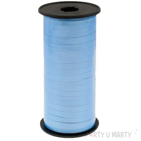 wstazka do balonow lustrzana jasnoniebieska godan 5 mm 92 m