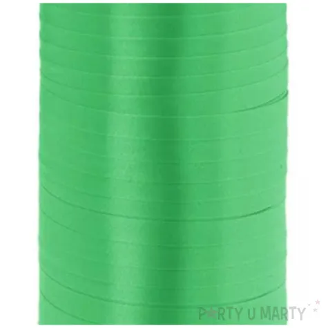 wstazka do balonow lustrzana zielony ciemny partypal 5mm 92 m