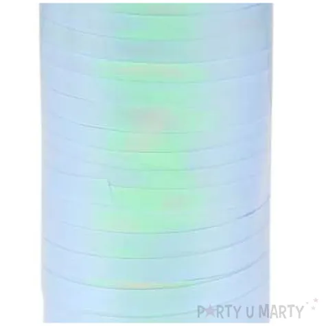 wstazka do balonow opalizujaca jasnoniebieska godan 5 mm 92 m
