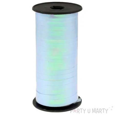 wstazka do balonow opalizujaca jasnoniebieska godan 5 mm 92 m