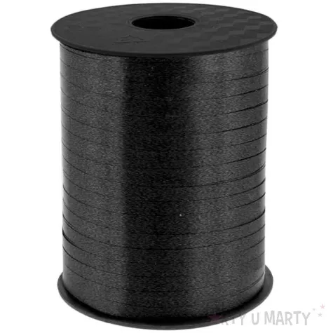 wstazka do balonow pastelowa czarna godan 5 mm 458 m