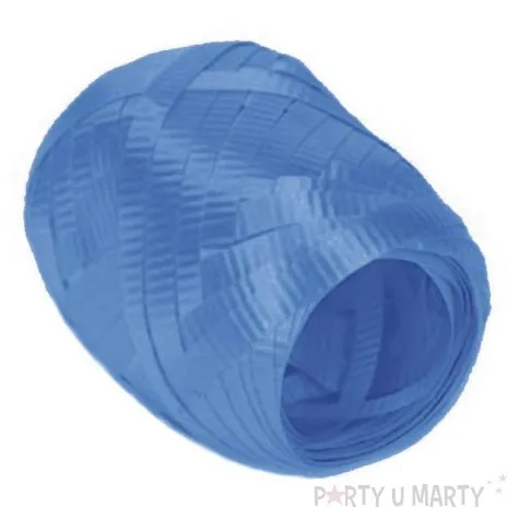 wstazka do balonow pastelowa granatowa 0 5 cm x 10 m