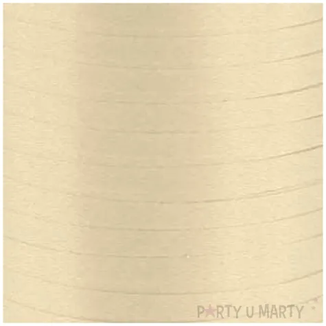 wstazka do balonow pastelowa kosc sloniowa godan 5 mm 458 m