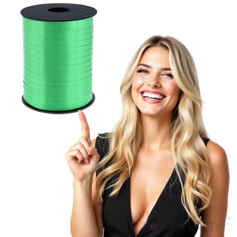 wstazka do balonow pastelowa mietowa godan 5 mm 458 m