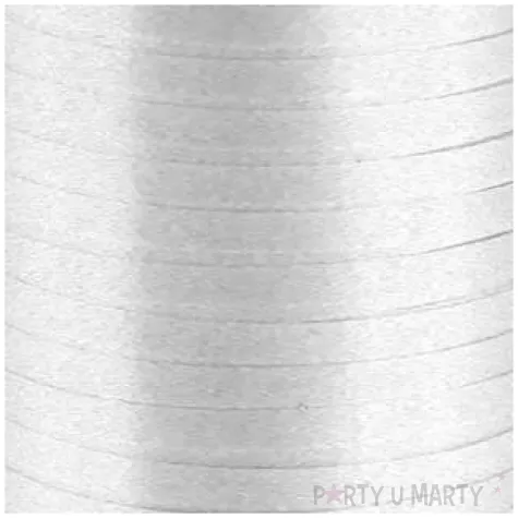 wstazka do balonow pastelowa srebrna godan 5 mm 458 m