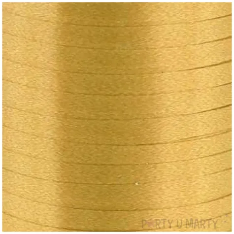 wstazka do balonow pastelowa zlota godan 5 mm 458 m