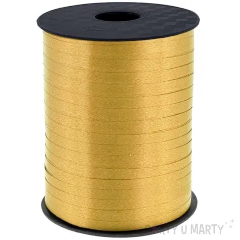 wstazka do balonow pastelowa zlota godan 5 mm 458 m