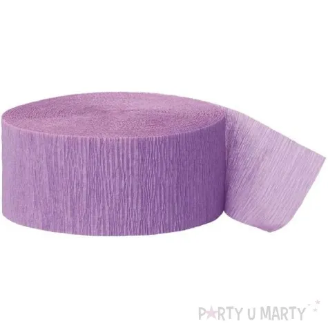 wstazka krepina classic lawendowa unique 24 6 cm