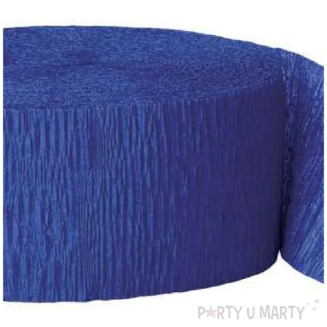 wstazka krepina classic niebieska unique 24 6 cm