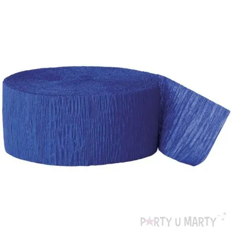 wstazka krepina classic niebieska unique 24 6 cm