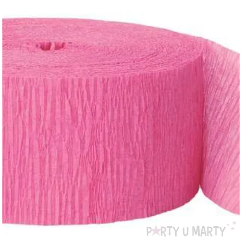 wstazka krepina classic rozowa jasna unique 24 6 cm