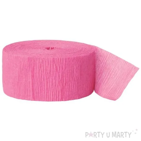 wstazka krepina classic rozowa jasna unique 24 6 cm