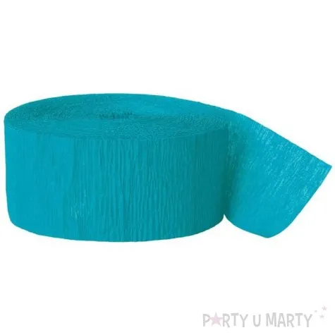 wstazka krepina classic turkusowa unique 24 6 cm