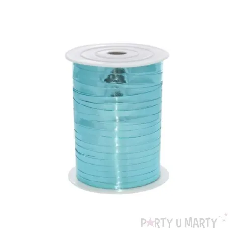 wstazka metalizowana waska 0 5cm x 225m blekitna