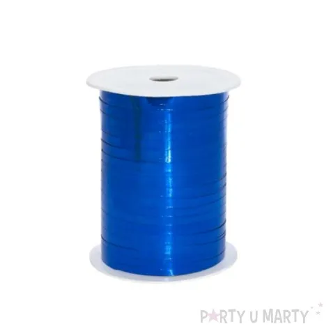 wstazka metalizowana waska 0 5cm x 225m granatowa