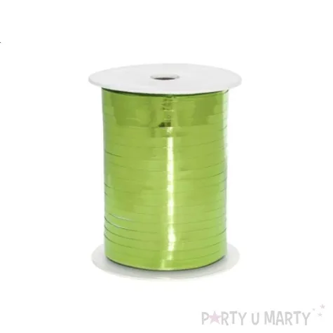 wstazka metalizowana waska 0 5cm x 225m j zielona