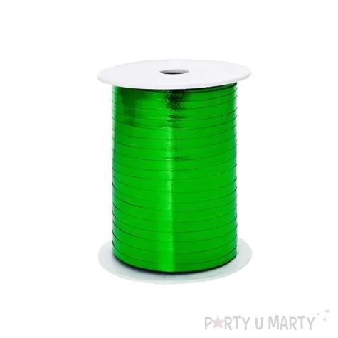 wstazka metalizowana waska 0 5cm x 225m zielona