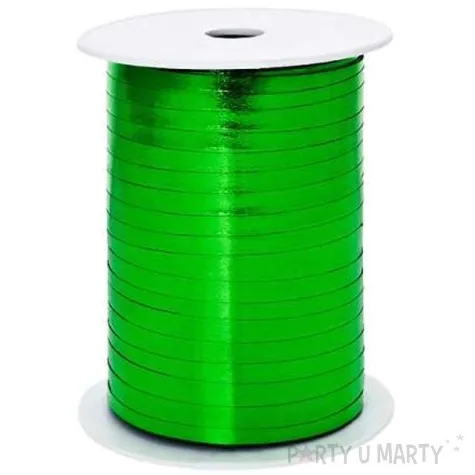 wstazka metalizowana waska 0 5cm x 225m zielona