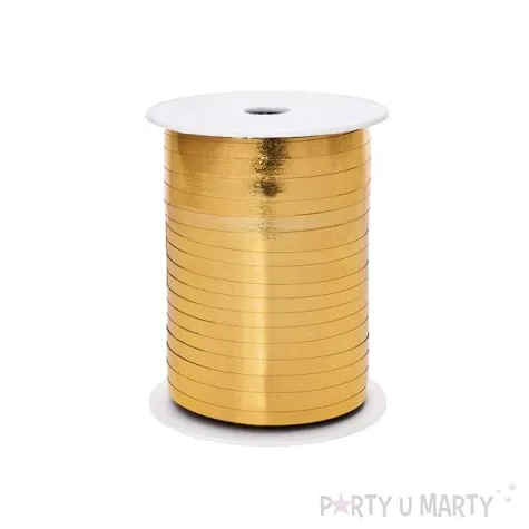 wstazka metalizowana waska 0 5cm x 225m zlota