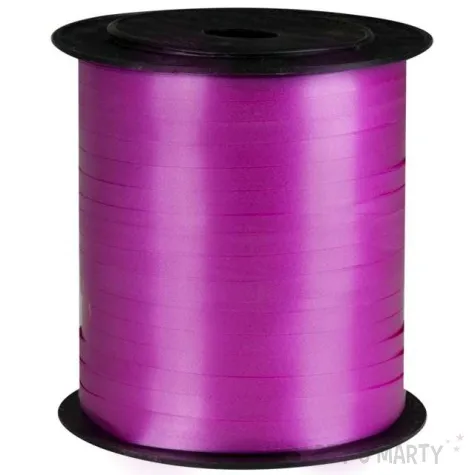 wstazka pastelowa waska 0 5cm x 250m fuksja