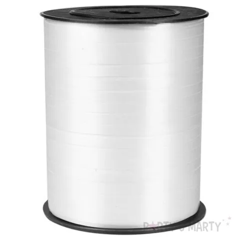 wstazka pastelowa waska 0 5cm x 500m biala