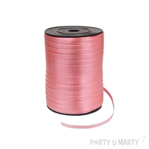 wstazka pastelowa waska 0 5cm x 500m jasnorozowa