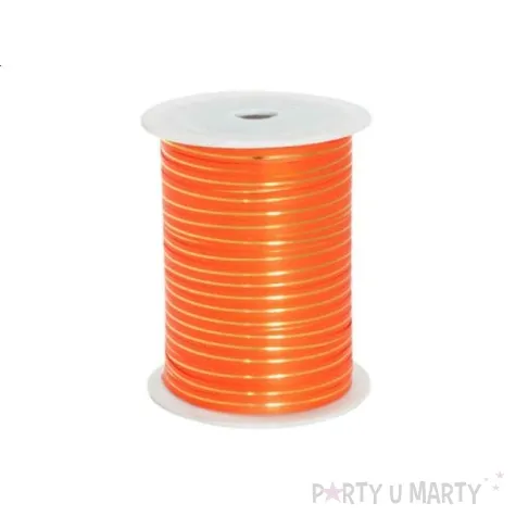 wstazka pastelowa zlocona 0 5cm x 225m pomarancz