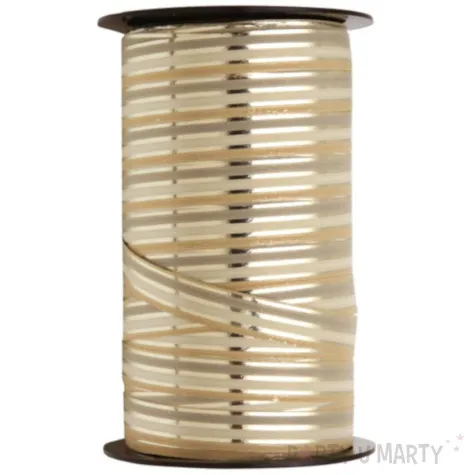 wstazka prezentowa curling ivory santex 10 mm 25 m