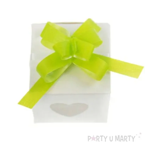 wstazka sciagana 1 cm j zielona 50 szt