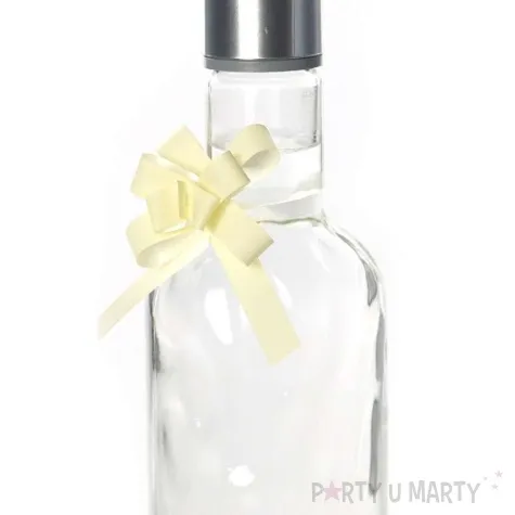 wstazka sciagana 1 cm kremowa 50 szt