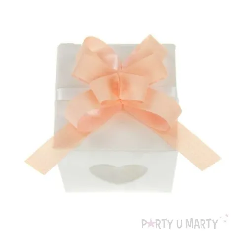 wstazka sciagana 1 cm losos 50 szt