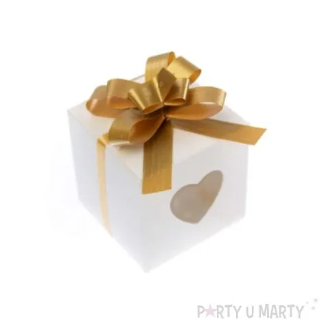 wstazka sciagana 1 cm zlota 50 szt