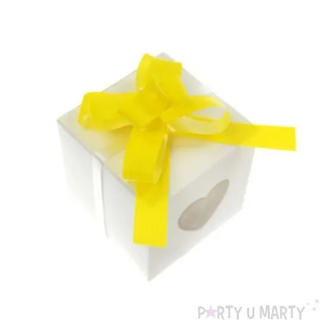 wstazka sciagana 1 cm zolta 50 szt