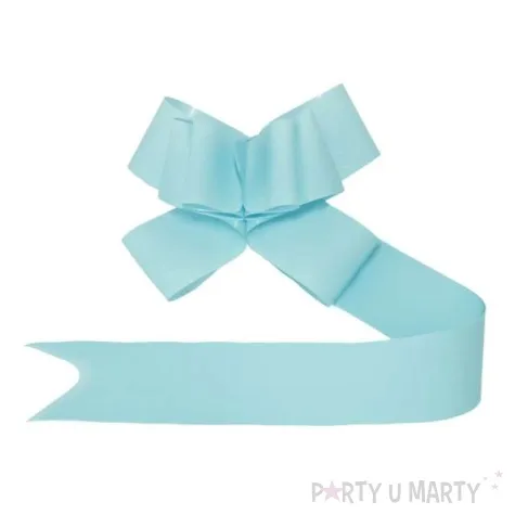 wstazka sciagana classic 5 cm partydeco blekitna 10 szt