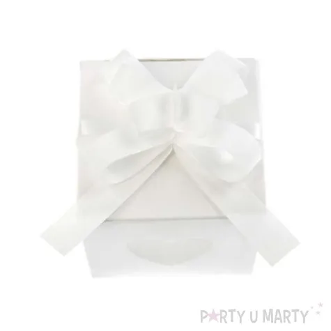 wstazka sciagana gladka 1 cm 50 szt biala