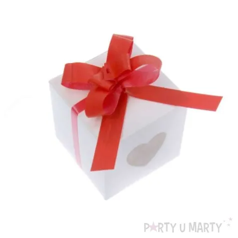 wstazka sciagana gladka 1 cm 50 szt czerwona