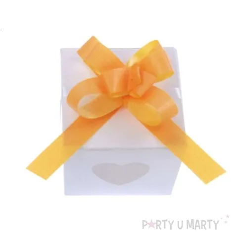 wstazka sciagana gladka 1 cm 50 szt mango