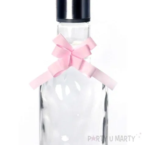 wstazka sciagana gladka 1 cm 50 szt roz