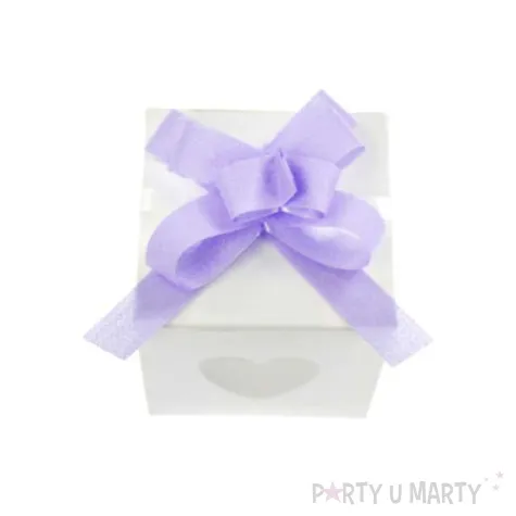 wstazka sciagana gladka 1 cm 50 szt wrzos