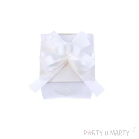 wstazka sciagana malowana 1 cm biala 50 szt