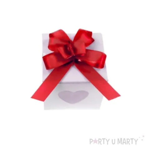 wstazka sciagana malowana 1 cm czerwona 50 szt