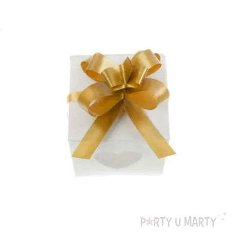 wstazka sciagana malowana 1 cm zlota 50 szt