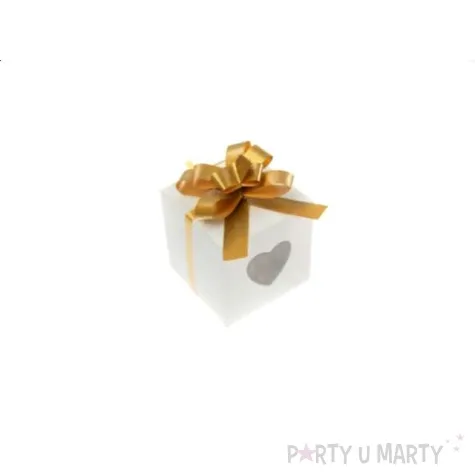 wstazka sciagana malowana 1 cm zlota 50 szt