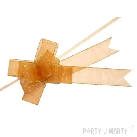 wstazka sciagana zloty 3 75 x 68cm 10szt