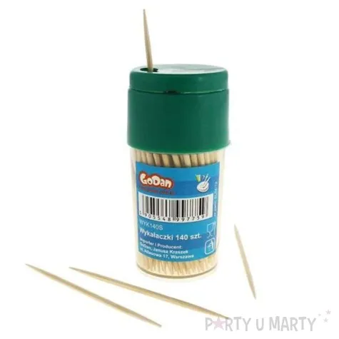 wykalaczki w opakowaniu 140 szt mix
