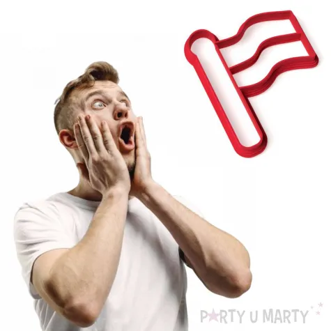 wykrojnik do masy czerwona foremka flaga polski swieto niepodleglosci 11 listopada