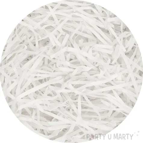 wypelniacz wiorki papierowe bialy partypal 50g